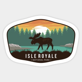 Isle Royale National Park Sticker